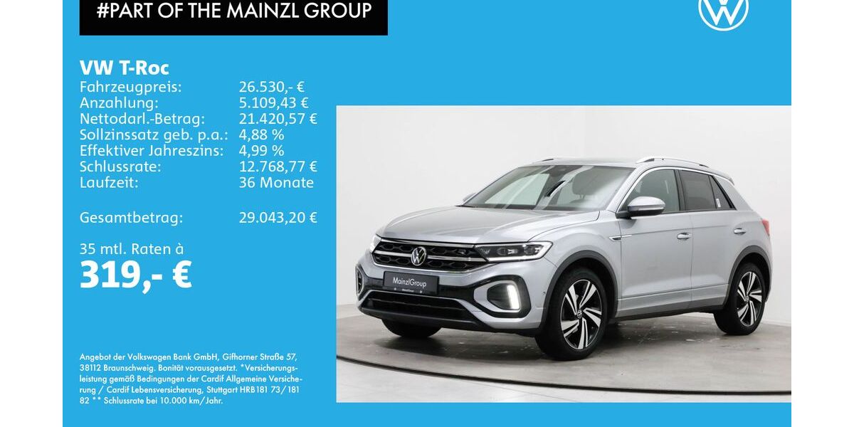 VW T-Roc 64.527 km 26.530 &euro; Bad Reichenhall 83435
