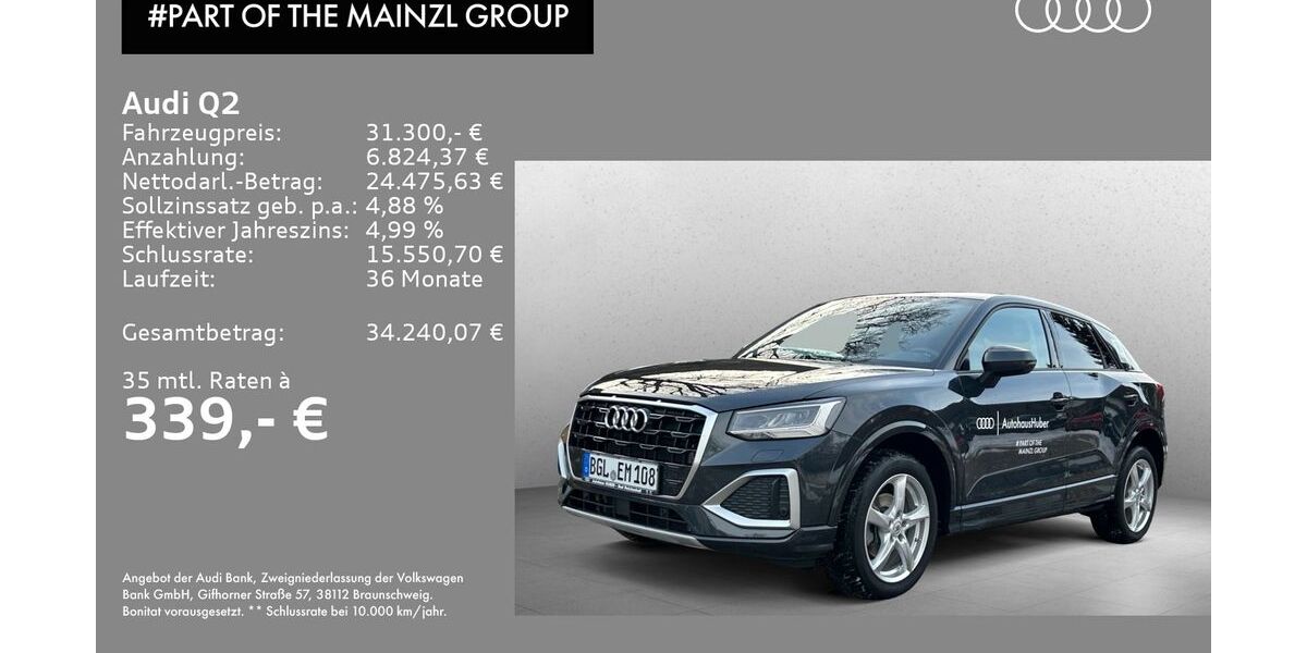 Audi Q2 16.500 km 31.300 &euro; Bad Reichenhall 83435