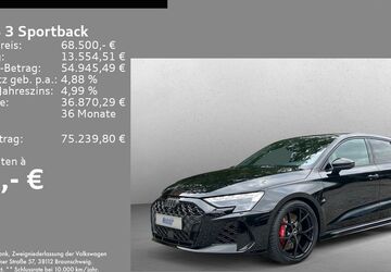 Audi RS3 2.500 km 68.500 &euro; Bad Reichenhall 83435