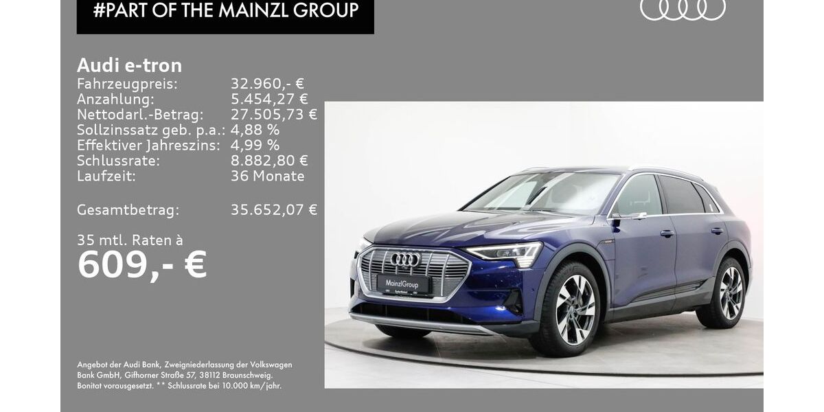 Audi e-tron 101.099 km 32.460 &euro; Bad Reichenhall 83435